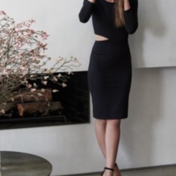 Velvet by Graham Spencer Black Dress - Picture 4 of 5